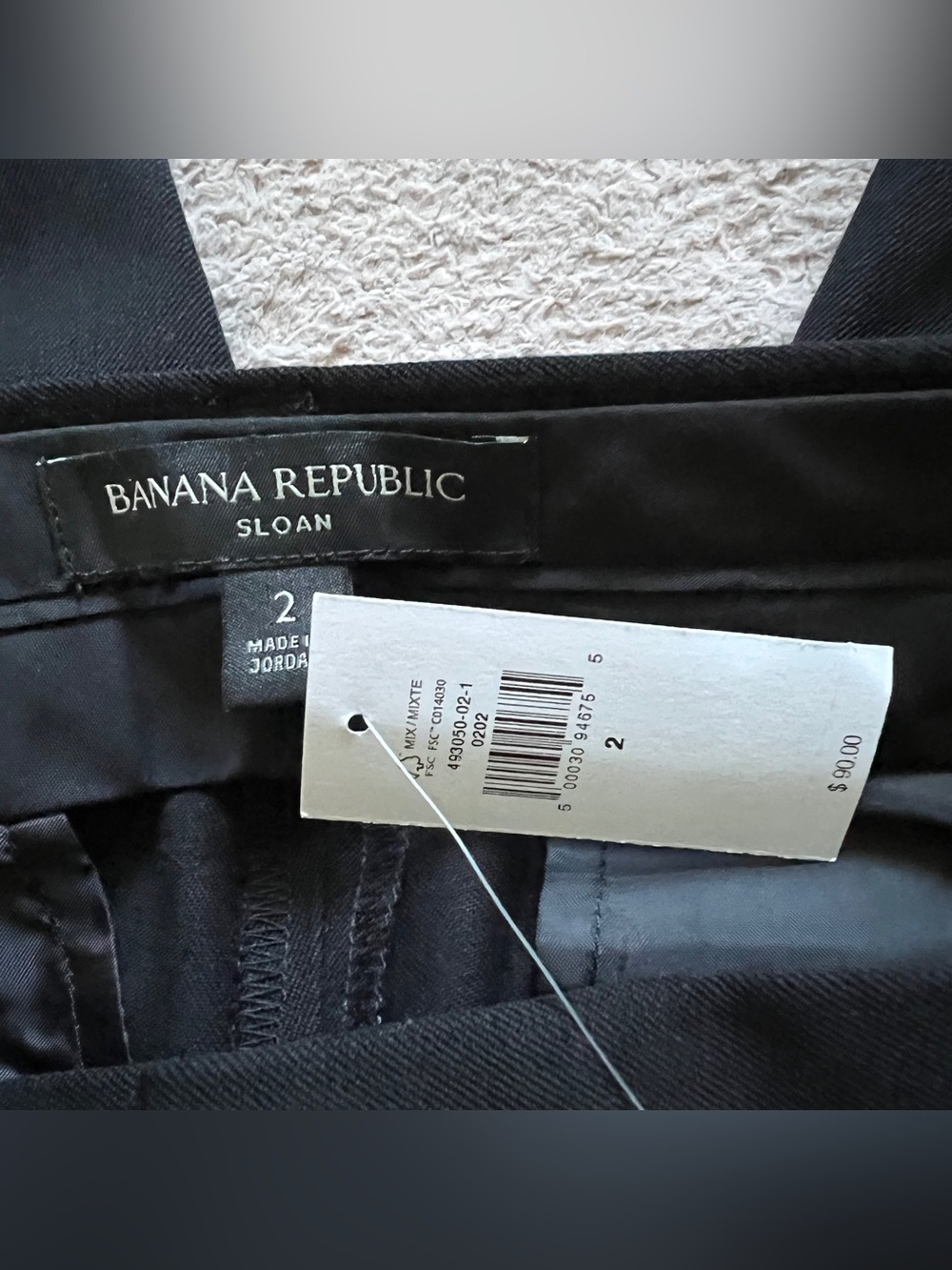 NWT Banana Republic Sloan Pants Stretch Skinny Minimalist Preppy Office Sz 2 - Picture 2 of 9